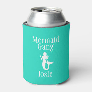 Personalisierte Mermaid Gang Can Cooler Dosenkühler