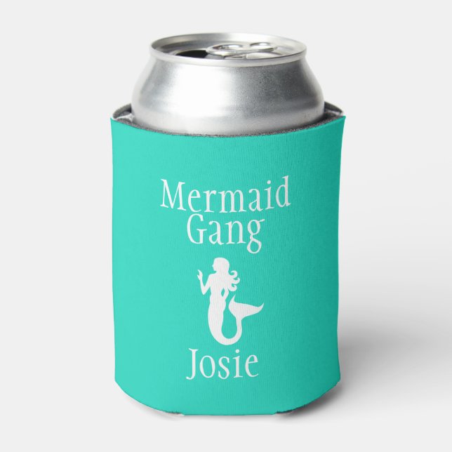 Personalisierte Mermaid Gang Can Cooler Dosenkühler (Kanne Vorderseite)
