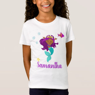 Personalisierte Mermaid-Niedlich T-Shirt