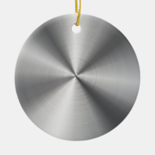 Personalisierte metallische Radialbeschaffenheit Keramikornament