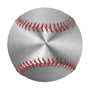 Personalisierte metallische Radialtextur Baseball