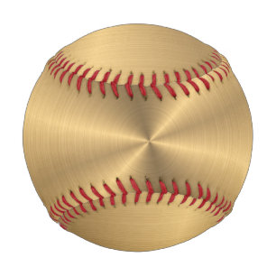 Personalisierte Metallradialtextur Baseball
