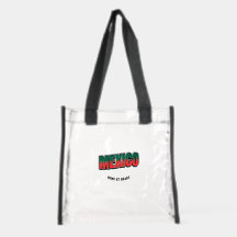 Personalisierte Mexico Pride Retro 3D Klar