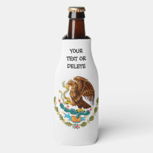Personalisierte mexikanische Flagge Flaschenkühler