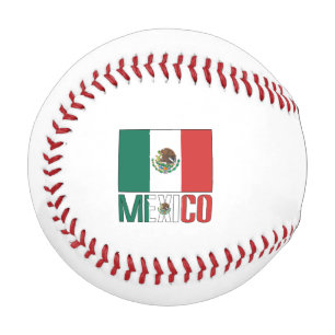 Personalisierte Mexiko-Flagge Baseball