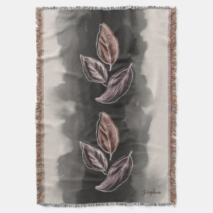 Personalisierte Mid-Century-Modern-Botanische Blät Decke