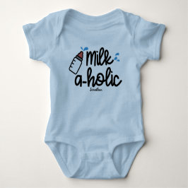 Personalisierte Milk Holic Boys Baby Strampler