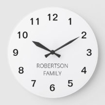 Personalisierte Minimalistische Acrylmauer-Uhr