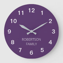 Personalisierte minimalistische dunkelviolette Wan