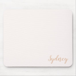 Personalisierte minimalistische Kalligrafie Name B Mousepad