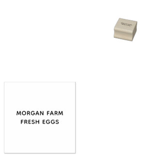 Personalisierte minimalistische Vintage-Bauernhof  Gummistempel