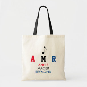 personalisierte / mit Monogramm / benutzerdefinier Tragetasche