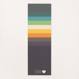 Personalisierte Mit Monogramm Farbe gestrichen Yogamatte