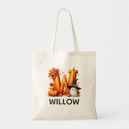 Personalisierte Mit Monogramm Halloween-Tasche Tragetasche