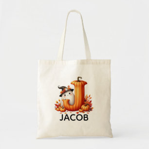 Personalisierte Mit Monogramm Halloween-Tasche Tragetasche