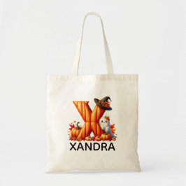 Personalisierte Mit Monogramm Halloween-Tasche Tragetasche