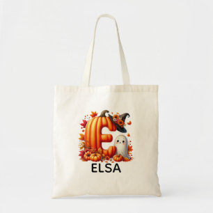 Personalisierte Mit Monogramm Halloween-Tasche Tragetasche