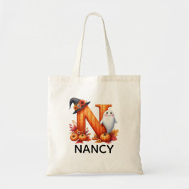 Personalisierte Mit Monogramm Halloween-Tasche Tragetasche
