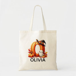 Personalisierte Mit Monogramm Halloween-Tasche Tragetasche