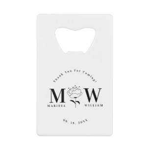 Personalisierte Mit Monogramm Hochzeitsgeschenke Geldbeutel Flaschenöffner