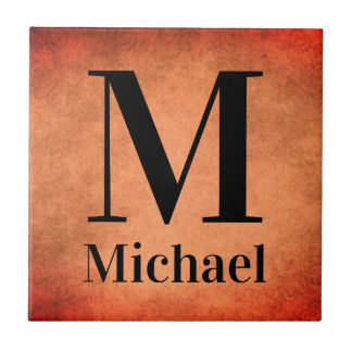 Personalisierte Mit Monogramm Keramik Fliese