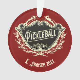 Personalisierte mit Monogramm Pickleball Ornament