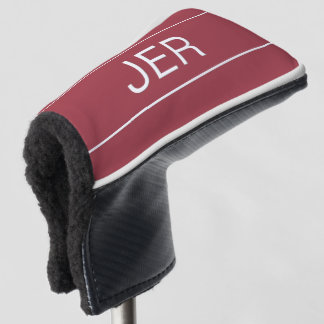 Personalisierte Mit Monogramm Red Statement Golf Headcover
