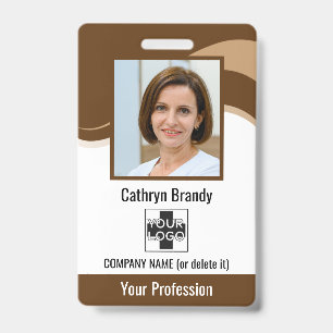 Personalisierte Mitarbeiter-Foto-, Barcode- und Lo Ausweis
