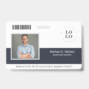 Personalisierte Mitarbeiter-Foto-ID Unternehmenssi Ausweis