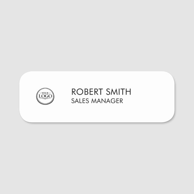 Personalisierte Mitarbeiter Namensschild (Vorderseite)