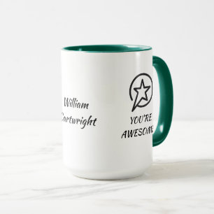 Personalisierte Mitarbeitererkennung Tasse