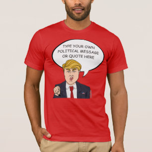 Personalisierte Mitteilung Donald Trump T-Shirt