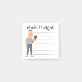Personalisierte Mitzvah-Bemerkungen Post-it Klebezettel