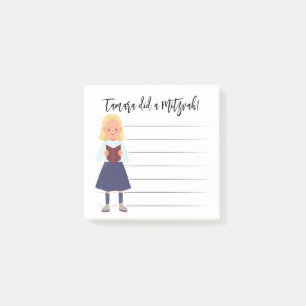 Personalisierte Mitzvah-Bemerkungen Post-it Klebezettel