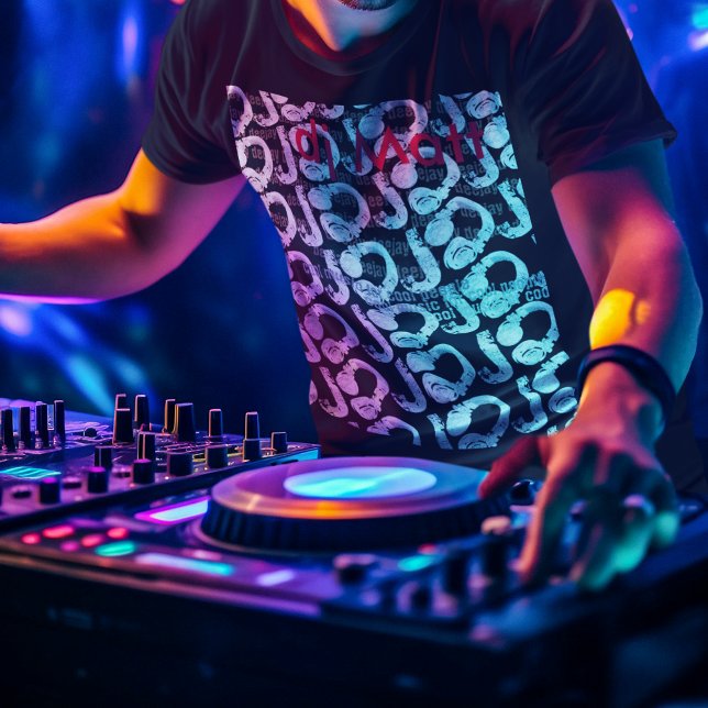 Personalisierte Modeidee für den Dj T-Shirt (Von Creator hochgeladen)