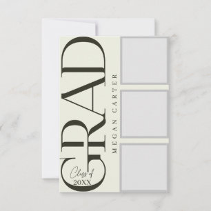 Personalisierte moderne Abschluss-Karte 2025 Karte