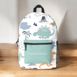 Personalisierte, moderne Dinosaurier, trendige Kin Bedruckter Rucksack