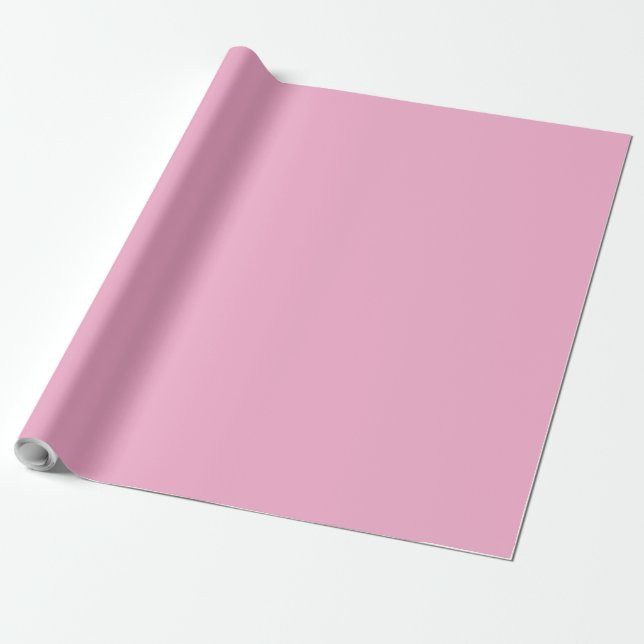 Personalisierte moderne elegante rosa geschenkpapier (Ungerollt)