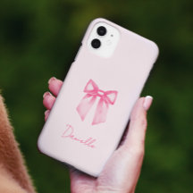 Personalisierte moderne elegante rosa Schleife