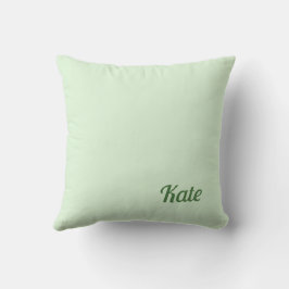Personalisierte moderne elegante Typografie Name Kissen