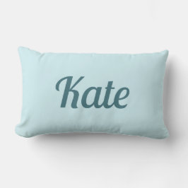 Personalisierte moderne elegante Typografie Name Lendenkissen