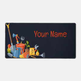 Personalisierte moderne Gartenbodenpflanzung Schreibtischunterlage