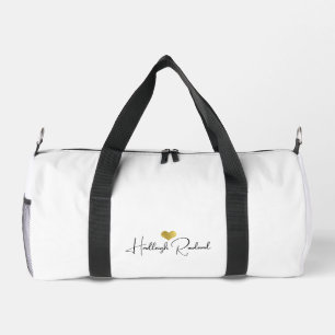 Personalisierte moderne handgeschriebene Schriftar Duffle Bag