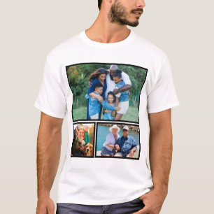 Personalisierte moderne Keepake-FotoCollage T-Shirt