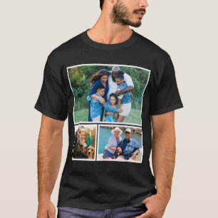 Personalisierte moderne Keepake-FotoCollage T-Shirt