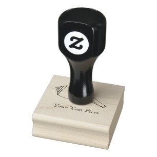 Personalisierte moderne Muschel Gummistempel