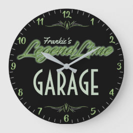 Personalisierte moderne Muskeln Autos Legende Limo Große Wanduhr