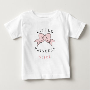 Personalisierte moderne Princess Baby Girl Baby T-shirt