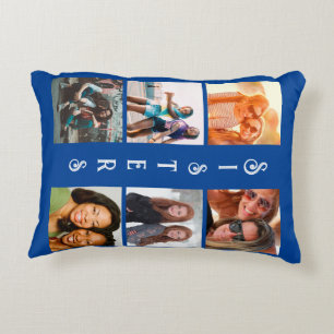 Personalisierte moderne Schwestern 6 FotoCollage Dekokissen
