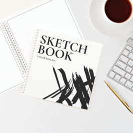 Personalisierte moderne Striche Skizze Buch